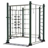 Huitich outdoor climbing cube play structure featuring climbing grips and a sturdy frame for kids